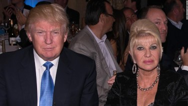 Trump e Ivana, en una imagen de cuando eran pareja. 