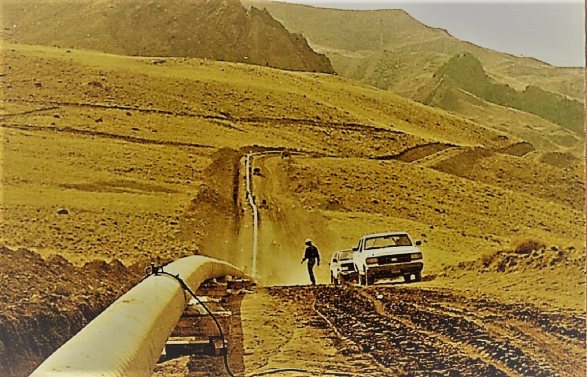 El oleoducto trasandino se construyó en dos años y entró en funciones en 1994. Foto: Archivo/Gentileza.