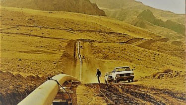 El oleoducto trasandino se construyó en dos años y entró en funciones en 1994. Foto: Archivo/Gentileza.