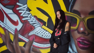 Alibe, la grafitera de Bariloche que llevó su arte a México