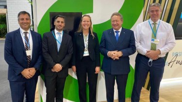 La empresa Fortescue anunció su megainversión para producir hidrógeno verde en Río Negro a fines de 2021. Archivo