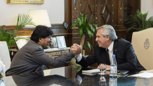 Evo Morales se reunió con Alberto Fernández y se refirió al docente salteño que murió en Bolivia