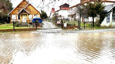 Dos calles del barrio Las Victorias se ven afectadas ante cada lluvia. Foto: gentileza