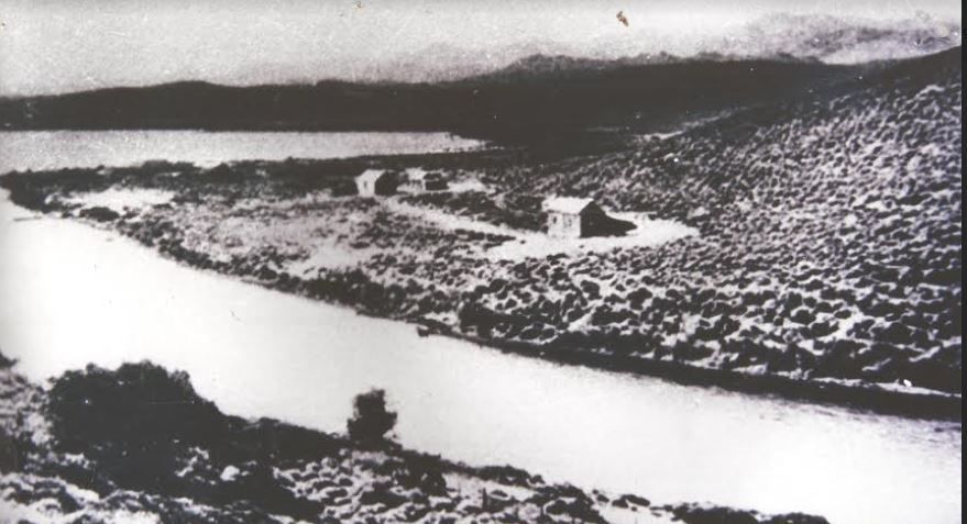 Nacimiento del río Limay. (FOTO: museo Histórico Regional)
