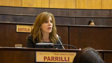 La legisladora presentó un proyecto para que los abogados que representen al Estado no cobren honorarios que son superiores al monto de las deudas (Gentileza Prensa Lorena Parrilli)