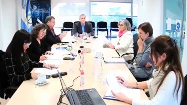 Belén de Los Santos en una sesión del Consejo de la Magistratura. Archivo