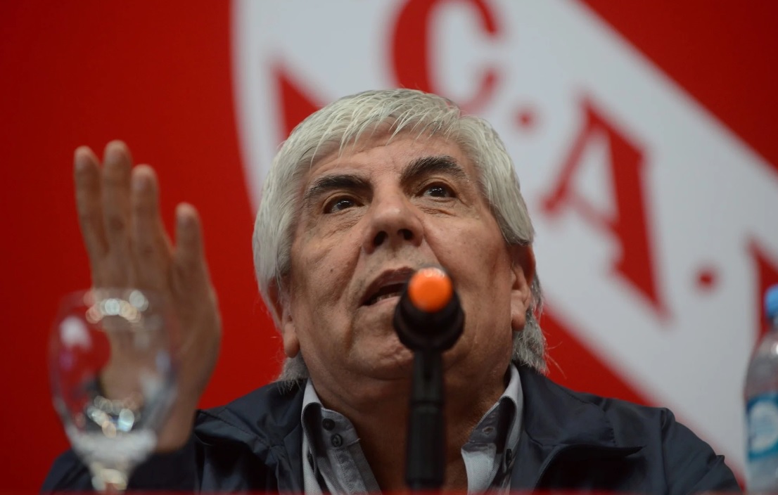 Hugo Moyano, sindicalista y presidente de Independiente. Uno de los principales responsables de la crisis institucional del club. 