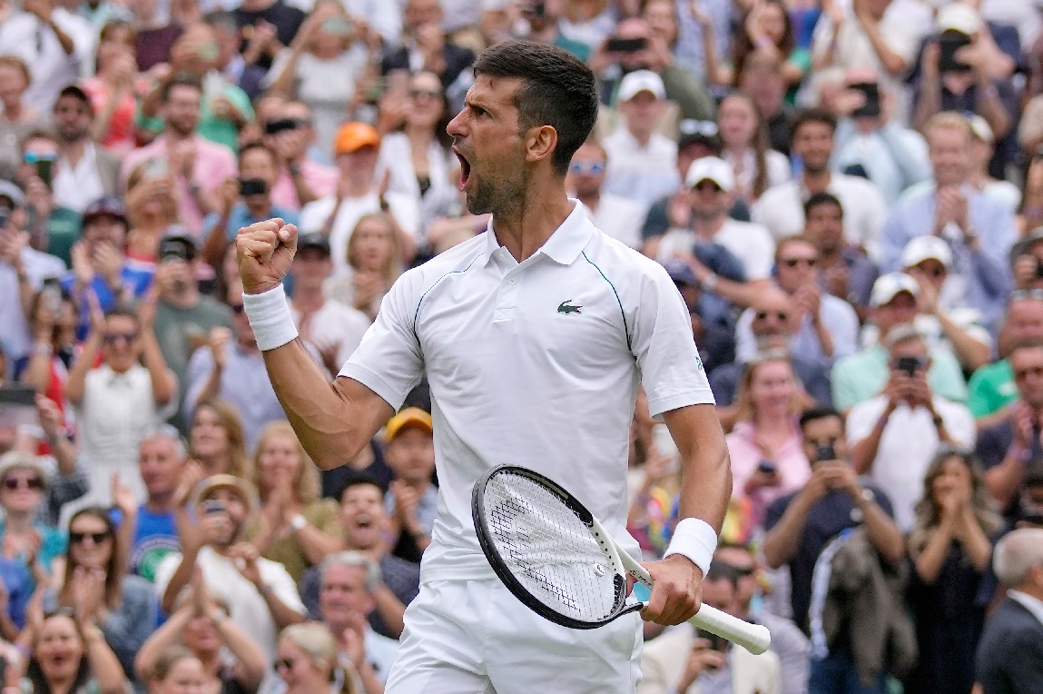Novak Djokovic después de ganar Wimbledon reconoció que no cambiará su decisión de no vacunarse, por lo que no jugará el US Open. Gentileza.