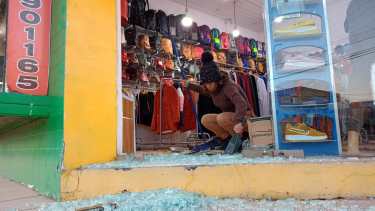 La céntrica tienda de indumentaria atravesó su sexto robo en lo que va del año. Foto César Izza