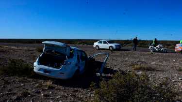 La mujer viajaba sola en dirección a Los Menucos. Fotos Alejandro Carnevale