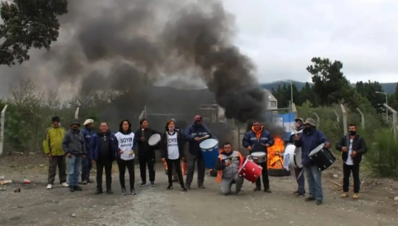 El sindicato Soyem en junio realizó medidas de fuerza por las condiciones laborales en el vertedero de Bariloche e impulsó un amparo. Archivo