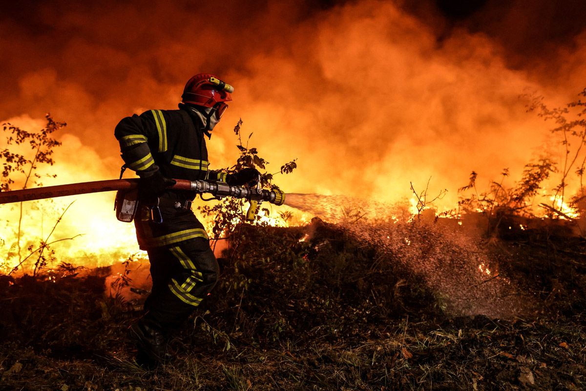 Los incendios afectan a Grecia, España, Portugal y Francia. 