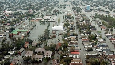 La ciudad de Nueva Orleans resultó devastada por el huracán Katrina. 