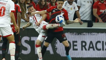 El Pincha empató 0 a 0 en la ida en Brasil.