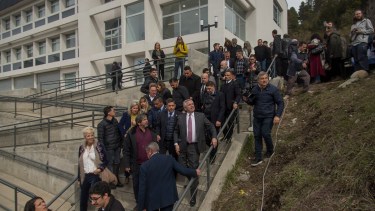 El edificio inaugurado ayer tiene 1.650 metros cuadrados, desplegados en tres niveles y costó 560 millones de pesos. Foto: Marcelo Martínez
