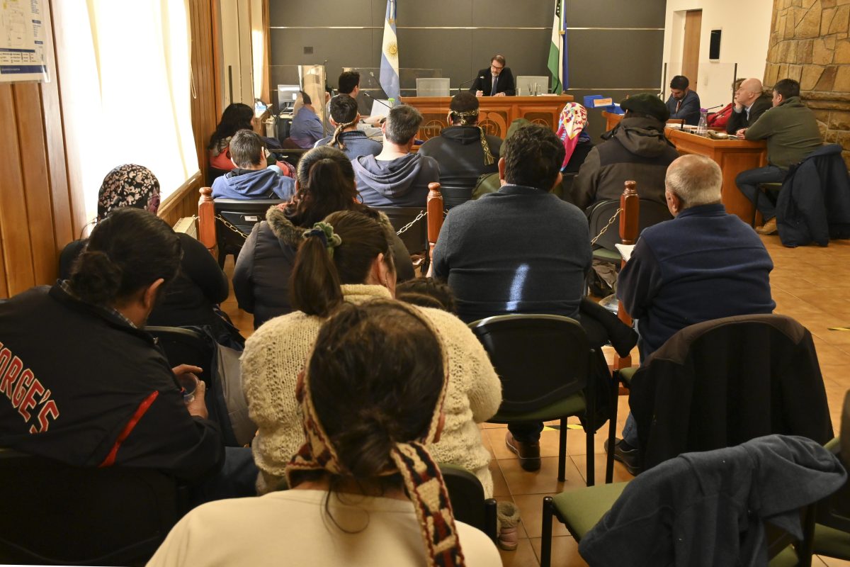La audiencia se hizo este miércoles con los imputados, sus defensores, fiscales y la querella. (foto Alfredo Leiva)