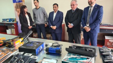 El Colegio Tecnológico de la UTN recibió la donación (Foto: Andrea Vazquez)
