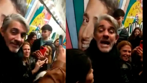 Video: Pablo Echarri y un incómodo momento al salir del teatro