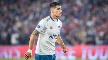 Luis Suárez volvió a jugar en Sudamérica, tras su exitoso paso por Europa. Foto: Gentileza Twitter @LuisSuarez9