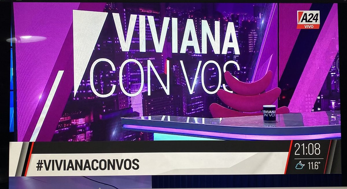 El set de Viviana Canosa, sin la conductora.