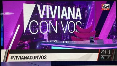 El set de Viviana Canosa, sin la conductora.