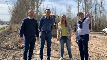 La visita no fue informada desde la comuna. Foto gentileza