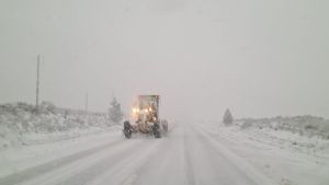 Nieve en la cordillera: ruta 40 con extrema precaución y uso obligatorio de cadenas