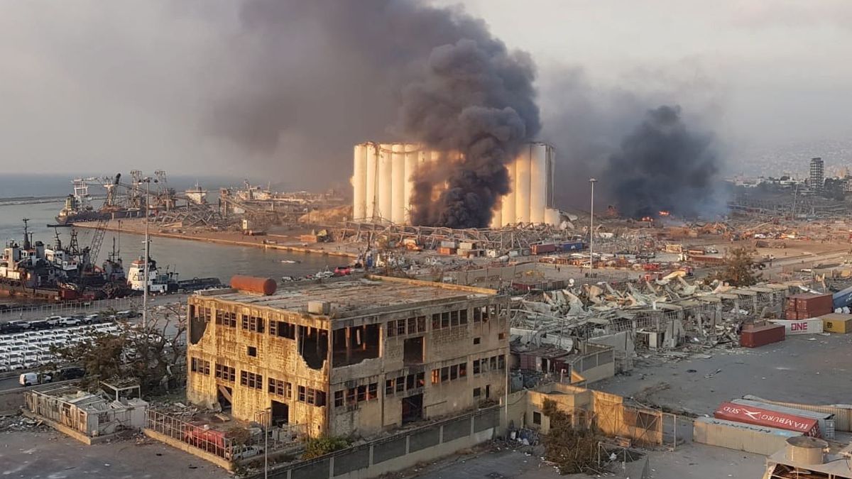 La explosión del puerto en Beirut dejó una gran cantidad de heridos y más de 200 muertes. 