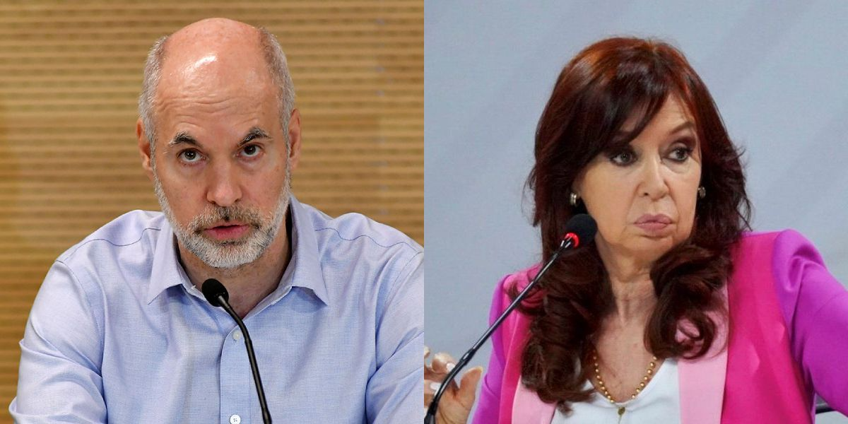 Nuevo cruce entre Horacio Rodríguez Larreta y Cristina Kirchner. Foto Archivo.