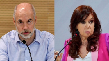 Nuevo cruce entre Horacio Rodríguez Larreta y Cristina Kirchner. Foto Archivo.