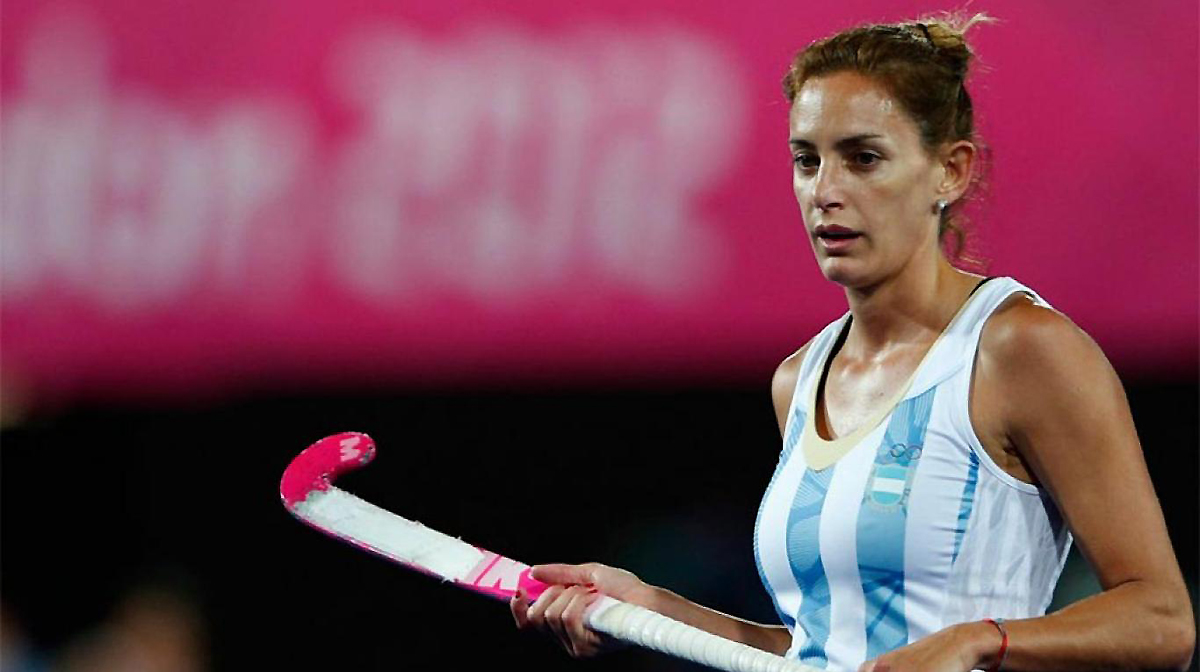 Luciana Aymar, mejor jugadora de hockey argentina de la historia. Archivo.