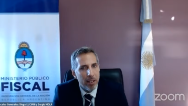 El fiscal Luciani extendió su alegato durante nueve audiencias. Foto: Archivo. 