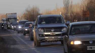 Se espera gran cantidad de vehículos durante este domingo por la vuelta del fin de semana largo. Foto: Archivo Oscar Livera