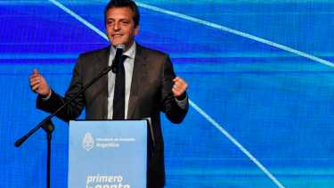 Sergio Massa, ministro de Economía. 
