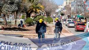 El pluvial de la avenida Argentina seguirá en obra por varios meses
