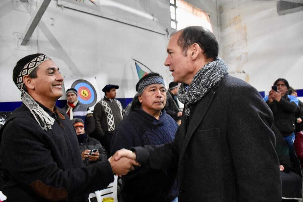El gobernador participó el lunes de la reunión con los referentes mapuche. Foto: archivo Matías Subat.