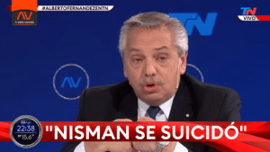 Críticas y denuncia al presidente Alberto Fernández por “instigación al suicidio y amenaza de asesinato”