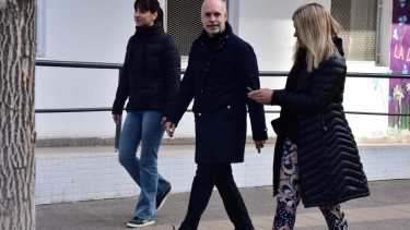 Rodríguez Larreta en campaña por las calles céntricas de la capital (foto Yamil Regules)