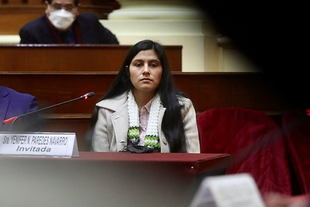 Yenifer Paredes, cuñada del presidente Castillo, está prófuga de la Justicia peruana. 