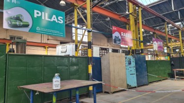 El Centro de Acondicionamiento y transferencia de materiales reciclables está en el barrio Central (Foto: Andrea Vazquez)