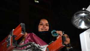 El recibimiento a Luján Solorza en Roca tras ser campeona del mundo