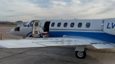 El avión que adquirió Río Negro realizó su segundo vuelo al trasladar a una paciente de Villa Regina