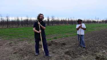 Lucas apostó a la salud con la siembra de verduras sin agrotóxicos.