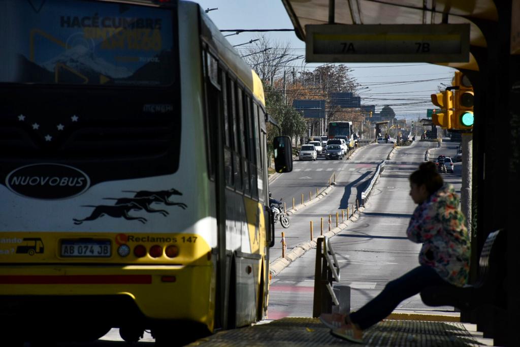 El Metrobús de Neuquén. Foto: Matías Subat/Archivo.