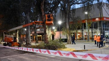El transito estará interrumpido en la diagonal 25 de Mayo de 7:30 a 14 horas. Foto: Matías Subat. 