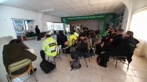 Policías del Alto Valle sumaron conocimientos en seguridad y situaciones de emergencia