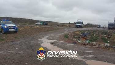 La toma en Centenario, se ubica en un sector lindante al barrio Eluney. Foto: Gentileza