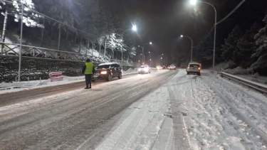 Las condiciones climáticas se mantendrán hasta el miércoles en San Martín de los Andes. Foto: Gentileza Facebook Municipio de San Martín de los Andes