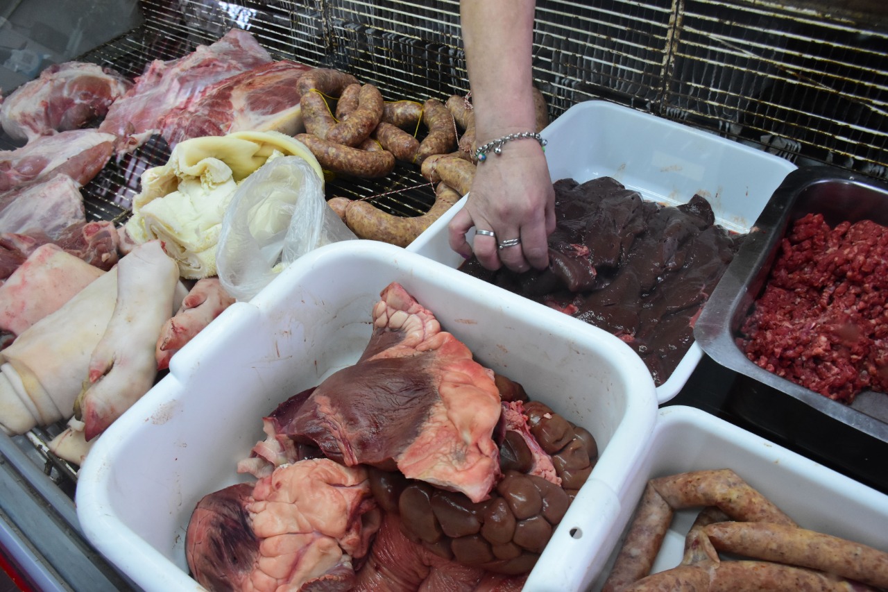 El corazón, el hígado y el riñón se venden muy bien en las carnicerías. Fotos Andrés Maripe