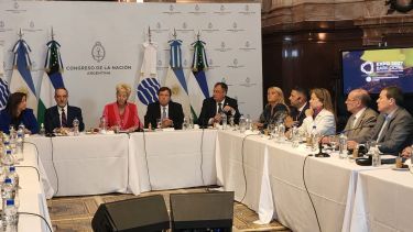 Un proyecto de ningún partido. Weretilneck ratificó la armonía con Doñate y García Larraburu en el acto del lunes por la Expo Bariloche 2027.